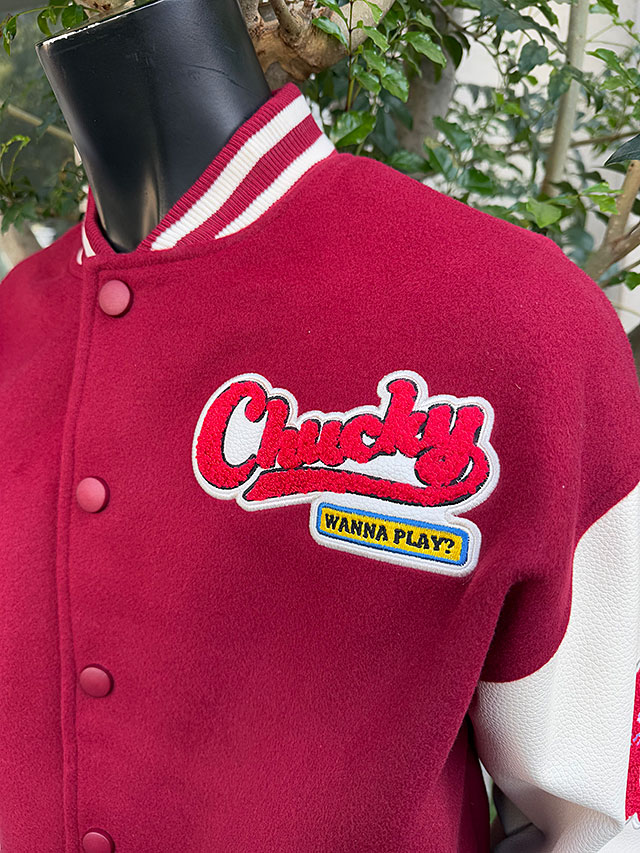 楽天市場】映画 チャイルドプレイ チャッキー スタジャン Lサイズのみ