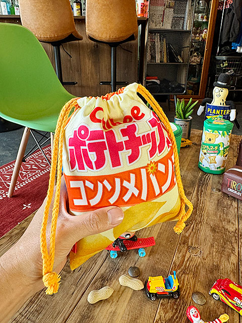 楽天市場】駄菓子屋シリーズ お菓子のキンチャク袋 （ポテトチップス