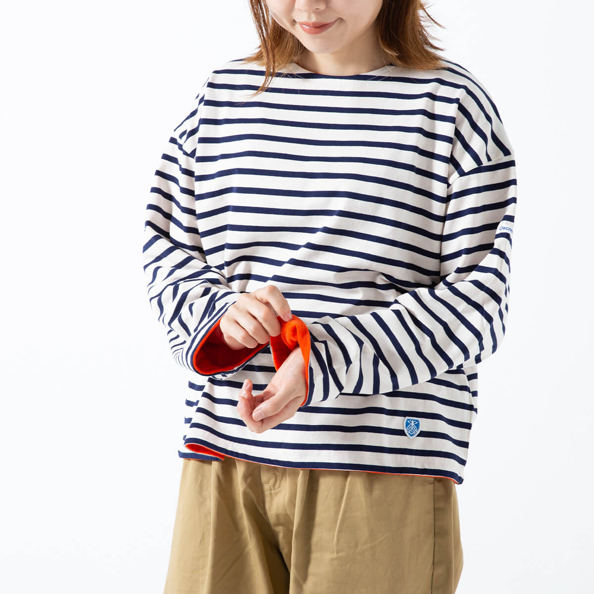 楽天市場】オーシバル ボートネックL/Sショートプルオーバー