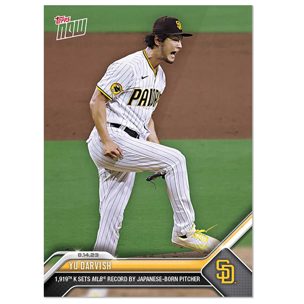 楽天市場】ダルビッシュ有 #710 日本人最多奪三振となる1919個目の奪