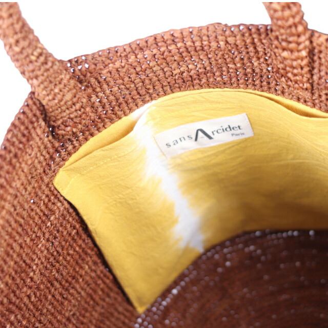 楽天市場】Sans Arcidet サンアルシデ KAPITY BAG CVEG レザーハンドル