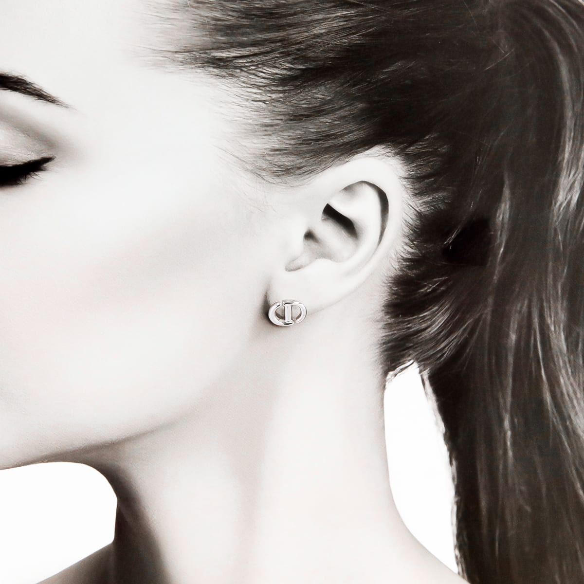 楽天市場】ディオール ピアス レディース dior CD NAVY スタッドピアス