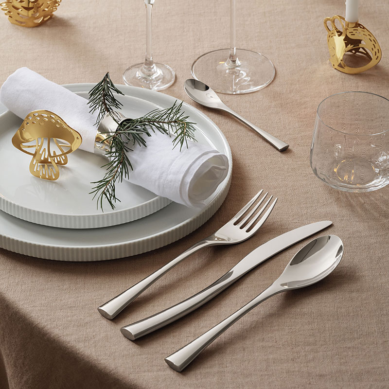 楽天市場】ジョージジェンセン カトラリー 16本セット コブラ シルバー