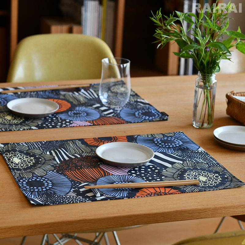 楽天市場】マリメッコ プレイスマット シルトラ プータルハ ホワイト