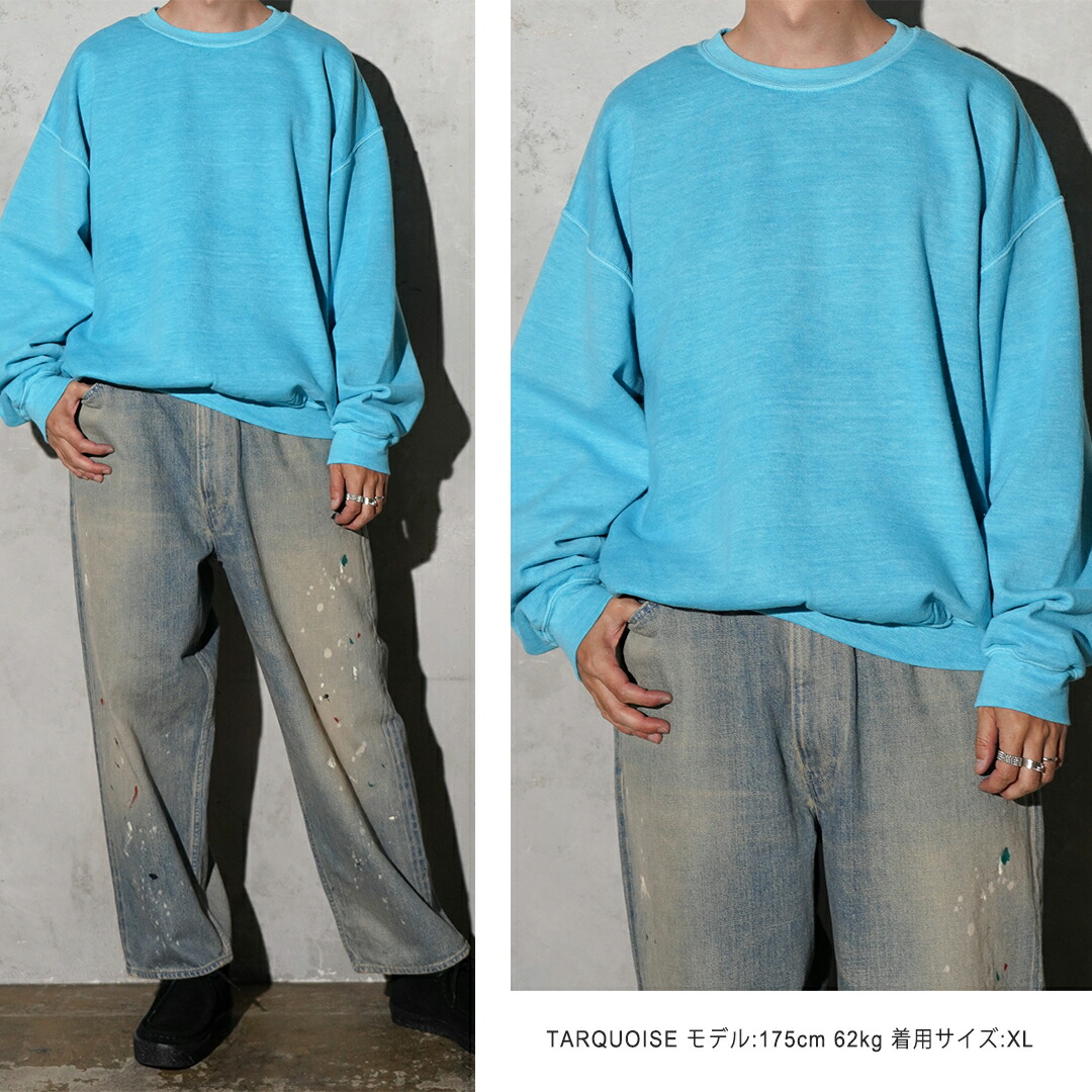 楽天市場】【TOWNCRAFT / タウンクラフト】90S PIGMENT CREW SWEAT