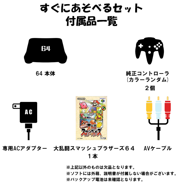 楽天市場】【レビューキャンペーン実施中!】ニンテンドー 64 本体 大