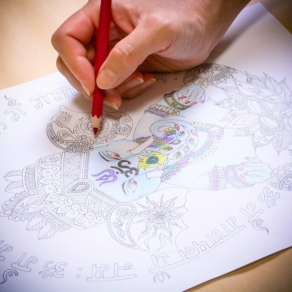 楽天市場】【夢を叶えるガネーシャ塗り絵】ガネーシャ 右脳の活性化