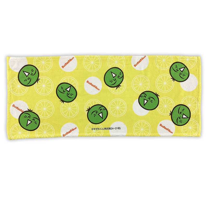 楽天市場】すだちくん フェイスタオル 徳島県 ゆるキャラ ご当地キャラ