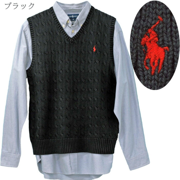 楽天市場】POLO by Ralph Lauren Boy's 定番コットン ケーブル編 V