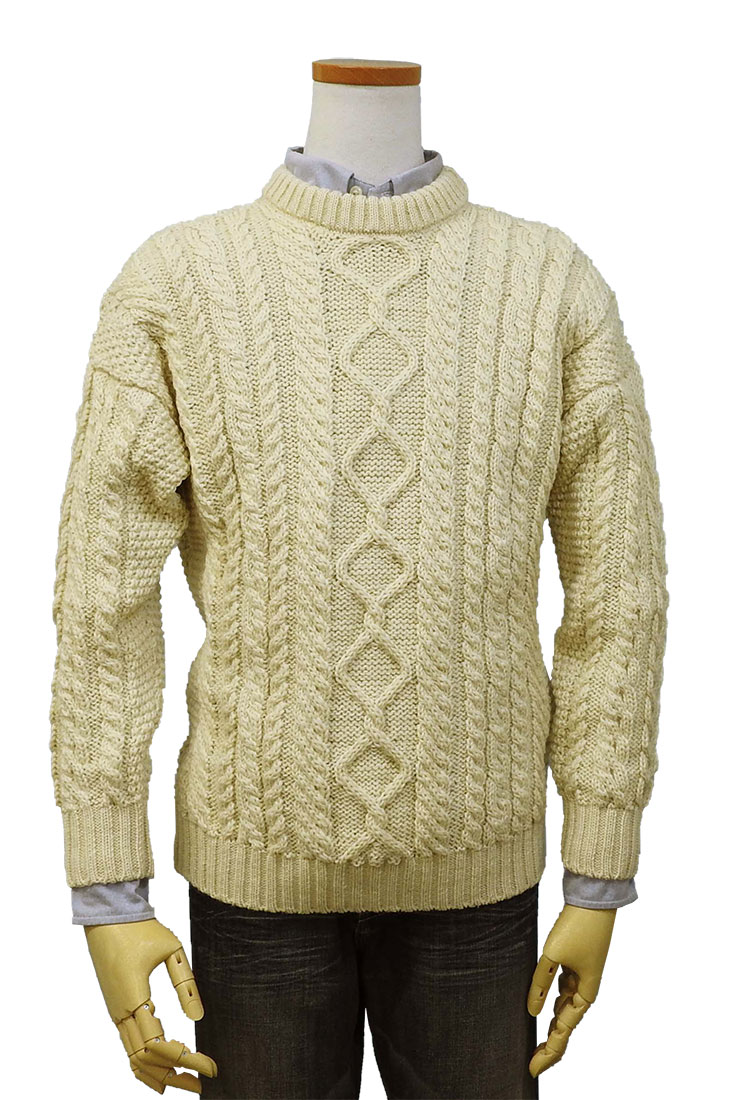 楽天市場】Guernsey Woollensガンジーウーレンズ アラン セーターAran