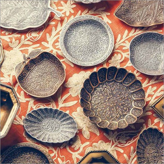 楽天市場】【メール便送料無料】 ブラス オーバル トレイ アンティーク