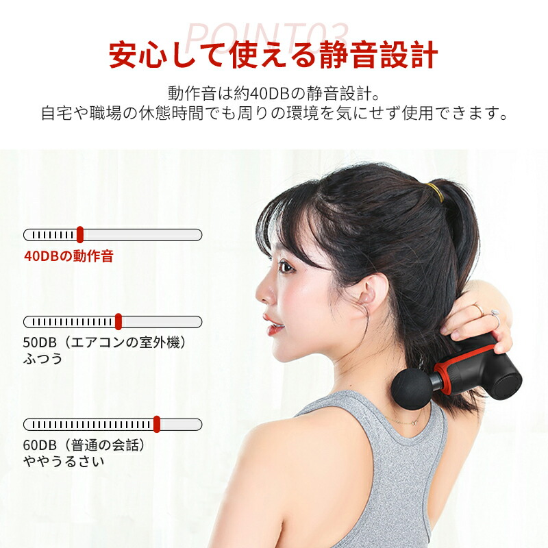 楽天市場】マッサージガン 筋膜リリース ガン ハンディ 筋肉リラックス