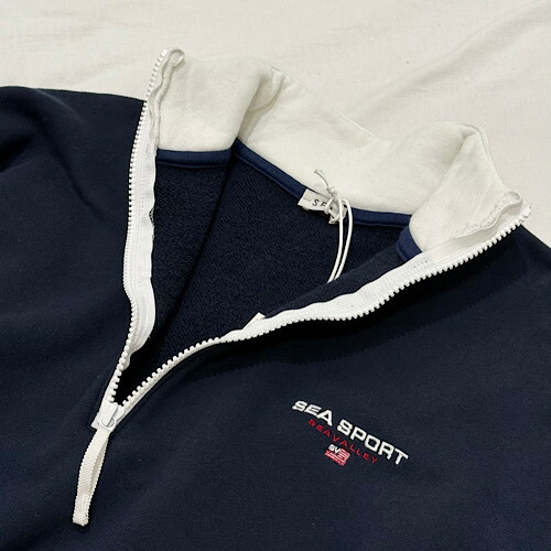 楽天市場】SEA(シー) SEA SPORTS BICOLOR HALF-ZIP PULLOVER バイ