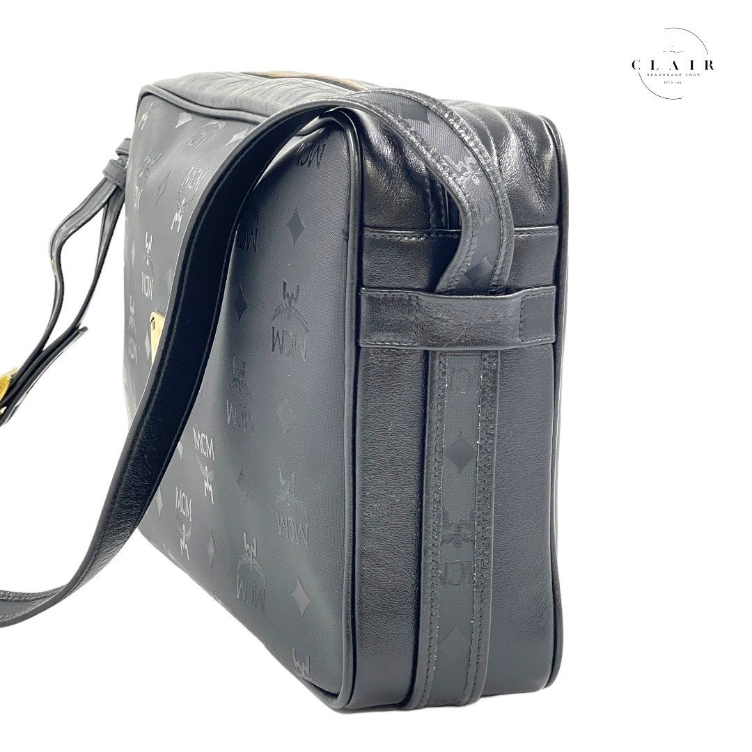 楽天市場】【中古】エムシーエム ショルダーバッグ 黒 ブランドバッグ