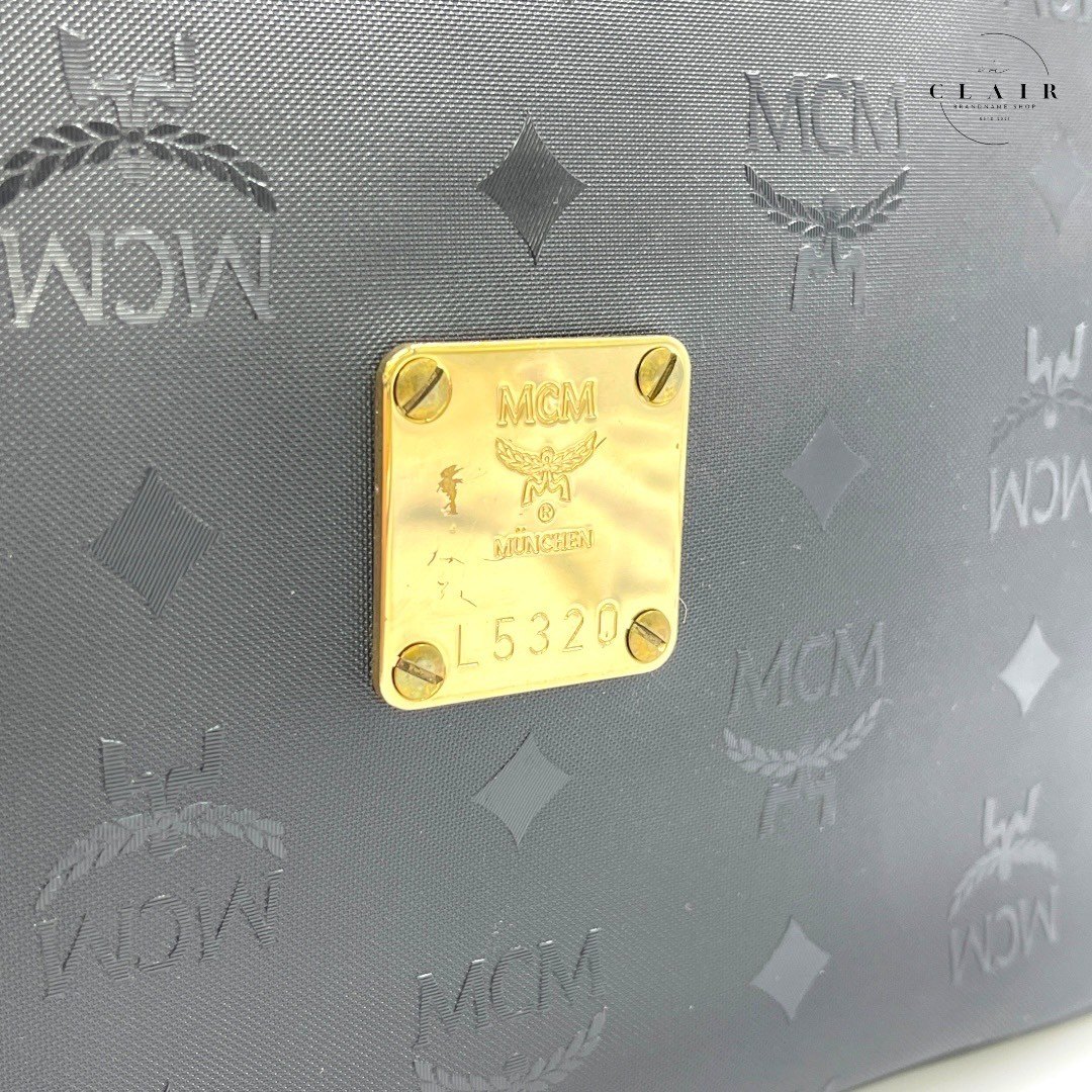 楽天市場】【中古】エムシーエム ショルダーバッグ 黒 ブランドバッグ