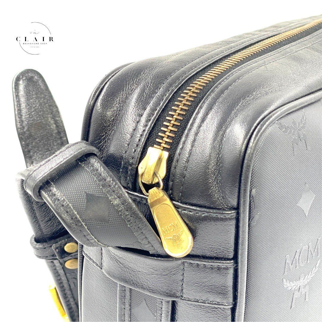 楽天市場】【中古】エムシーエム ショルダーバッグ 黒 ブランドバッグ