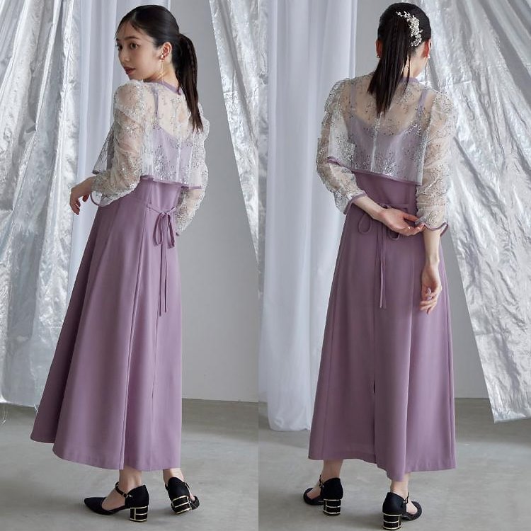 楽天市場】【50%OFF3/11日01時まで】パーティードレス ボレロ セット