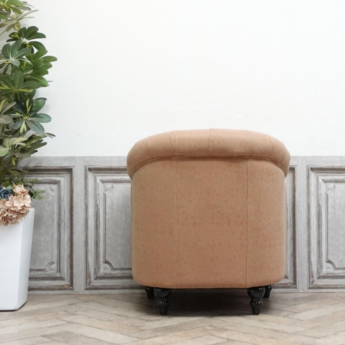 楽天市場】輸入家具 チェスターフィールド ソファ 一人掛け