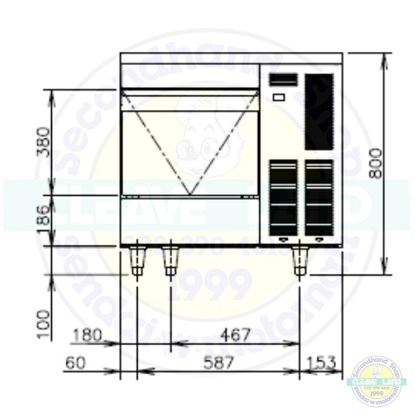 楽天市場】製氷機 ホシザキ IM-65TM-2-21 ハーフキューブ アンダー