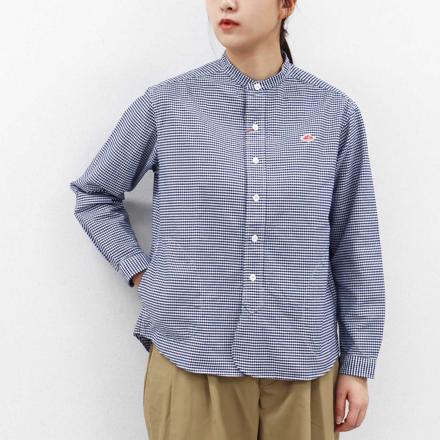 楽天市場】レディース 34-38 ダントン ストライプ ギンガム チェック