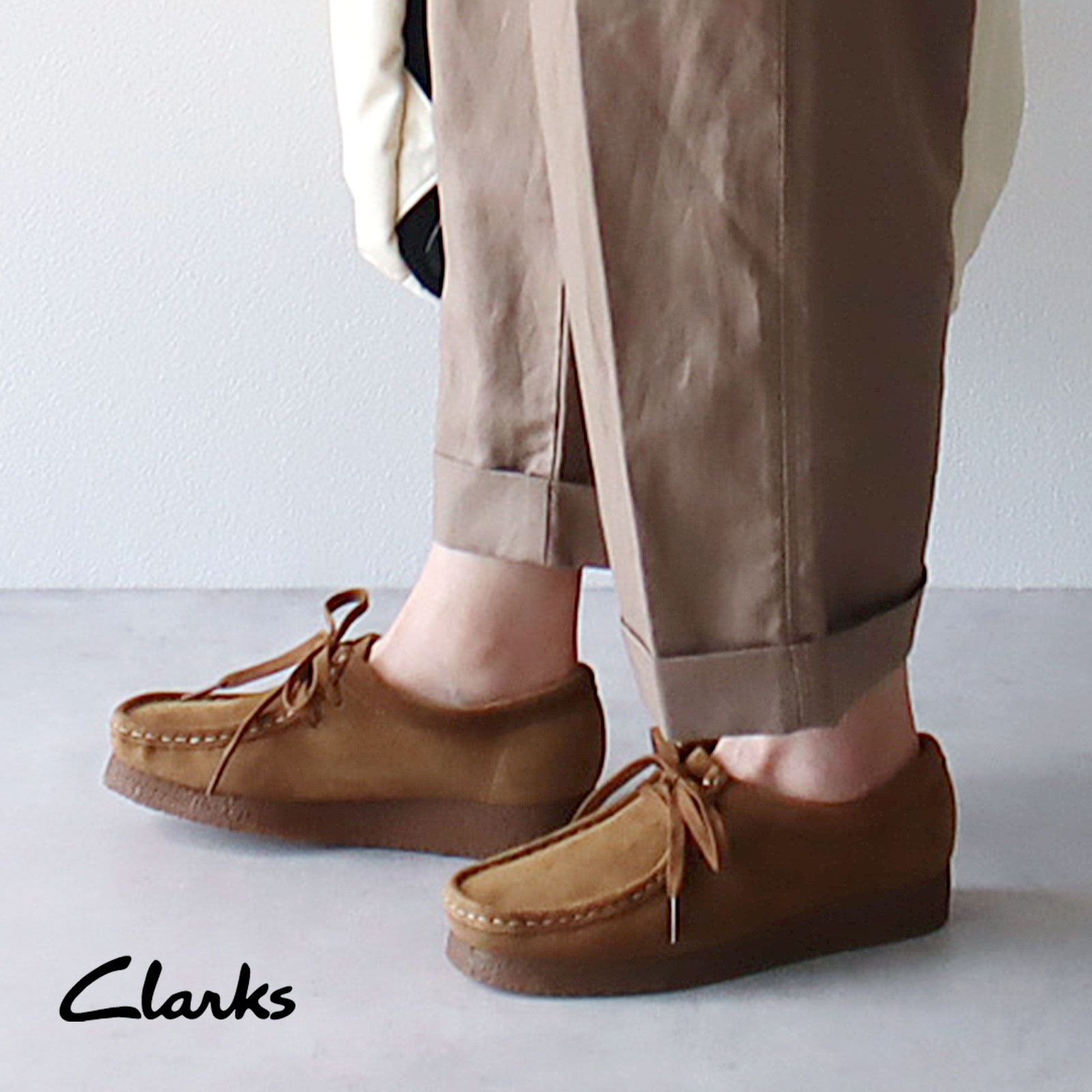 楽天市場】クラークス ワラビー ブラウンの通販