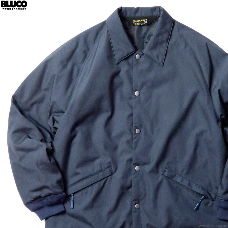 楽天市場】BLUCO ブルコ BLUCO QUILTING COACH JACKET (NAVY) [1351