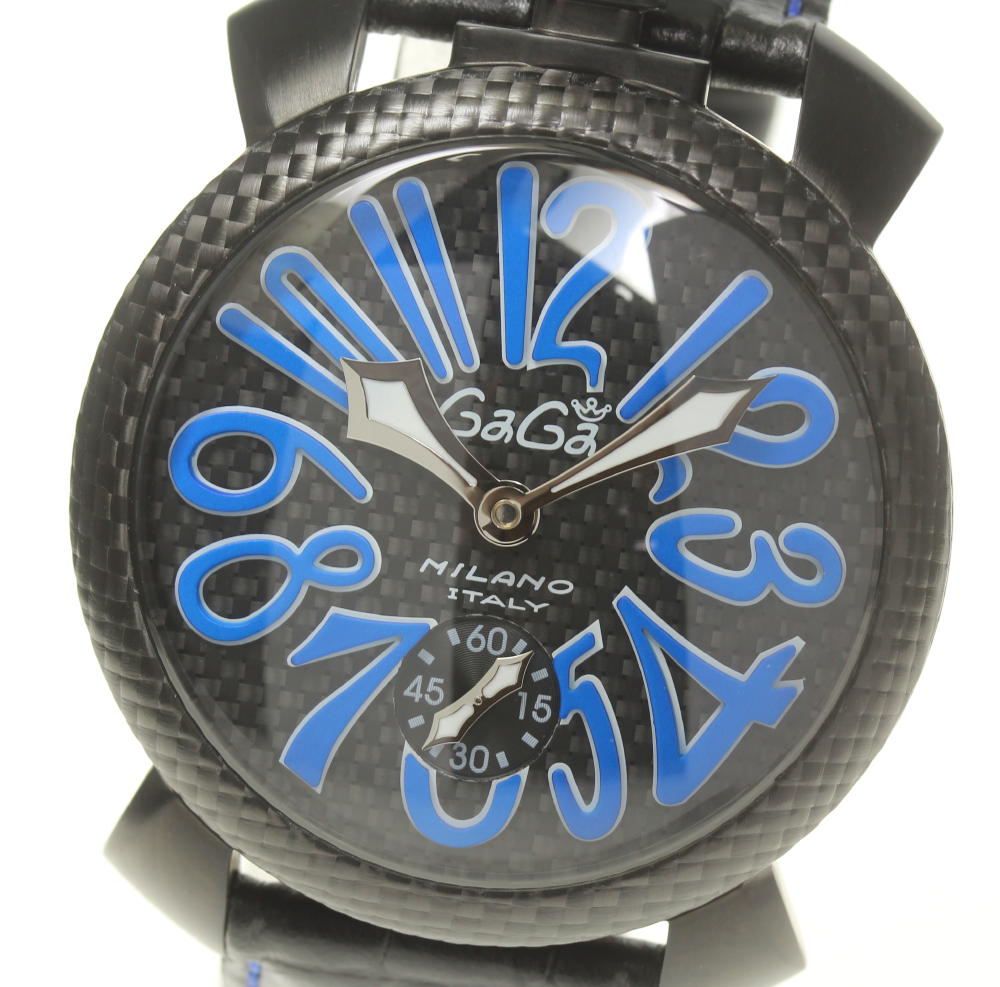 楽天市場】☆極美品☆保証書付【GaGa MILANO】ガガミラノ マヌアーレ48
