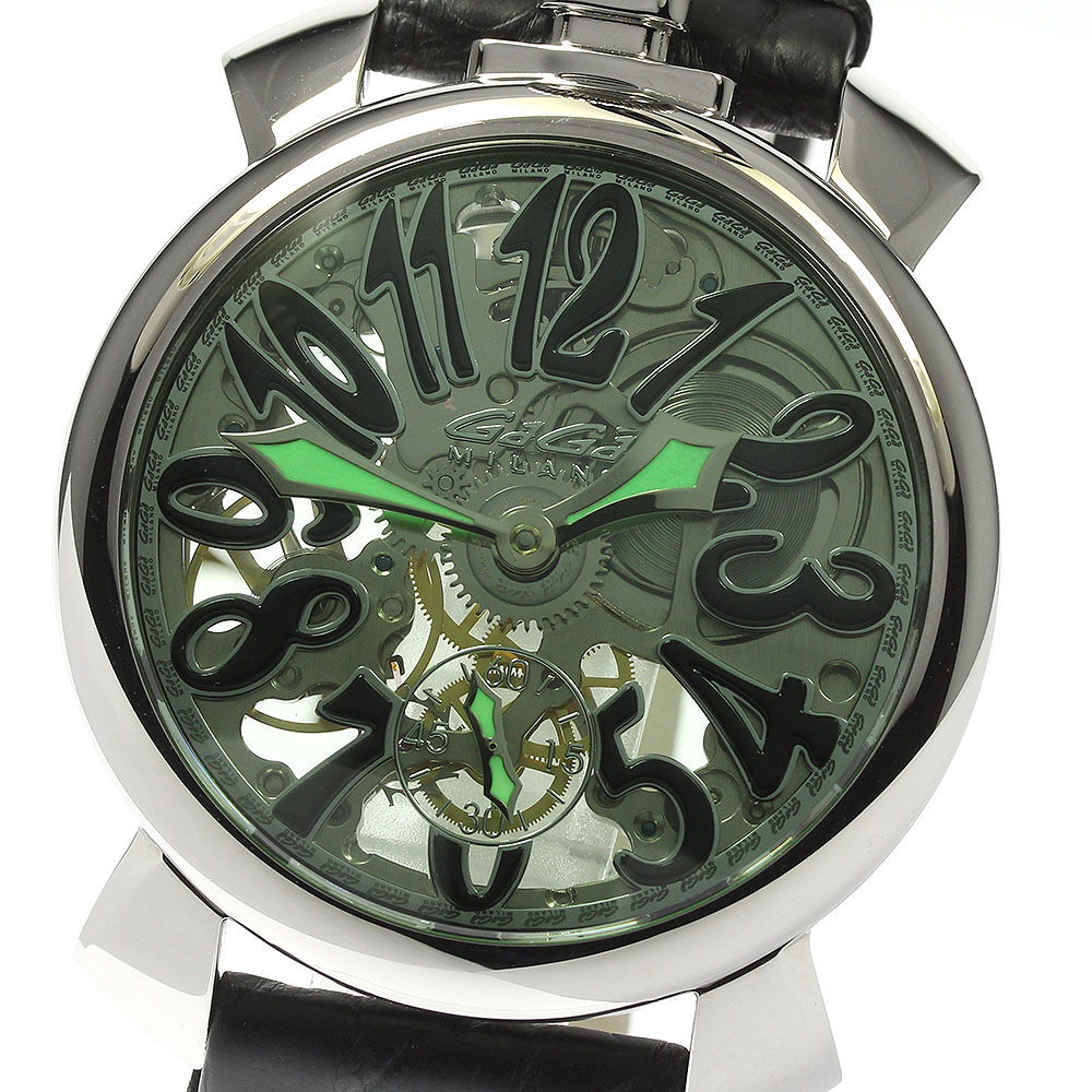 楽天市場】ガガミラノ GaGa MILANO 5310.02.GR マヌアーレ48