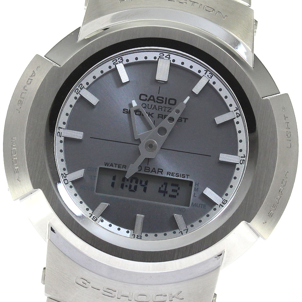楽天市場】カシオ CASIO AWM-500D-1A8JF Gショック フルメタル