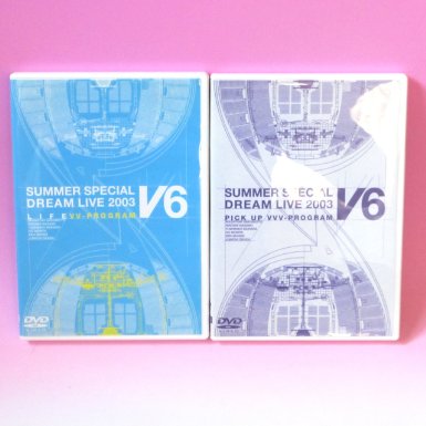 楽天市場】LOVE&LIFE~V6 SUMMER SPECIAL DREAM LIVE 2003 VV Program