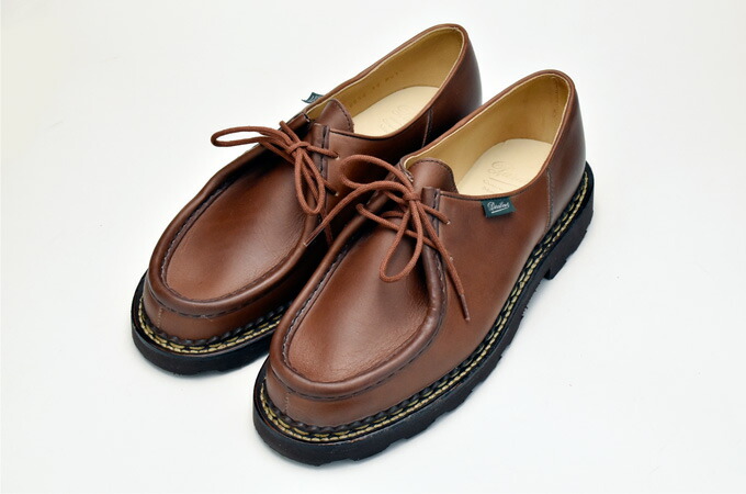 楽天市場】パラブーツ ミカエル マロン ブラウン PARABOOT MICHAEL