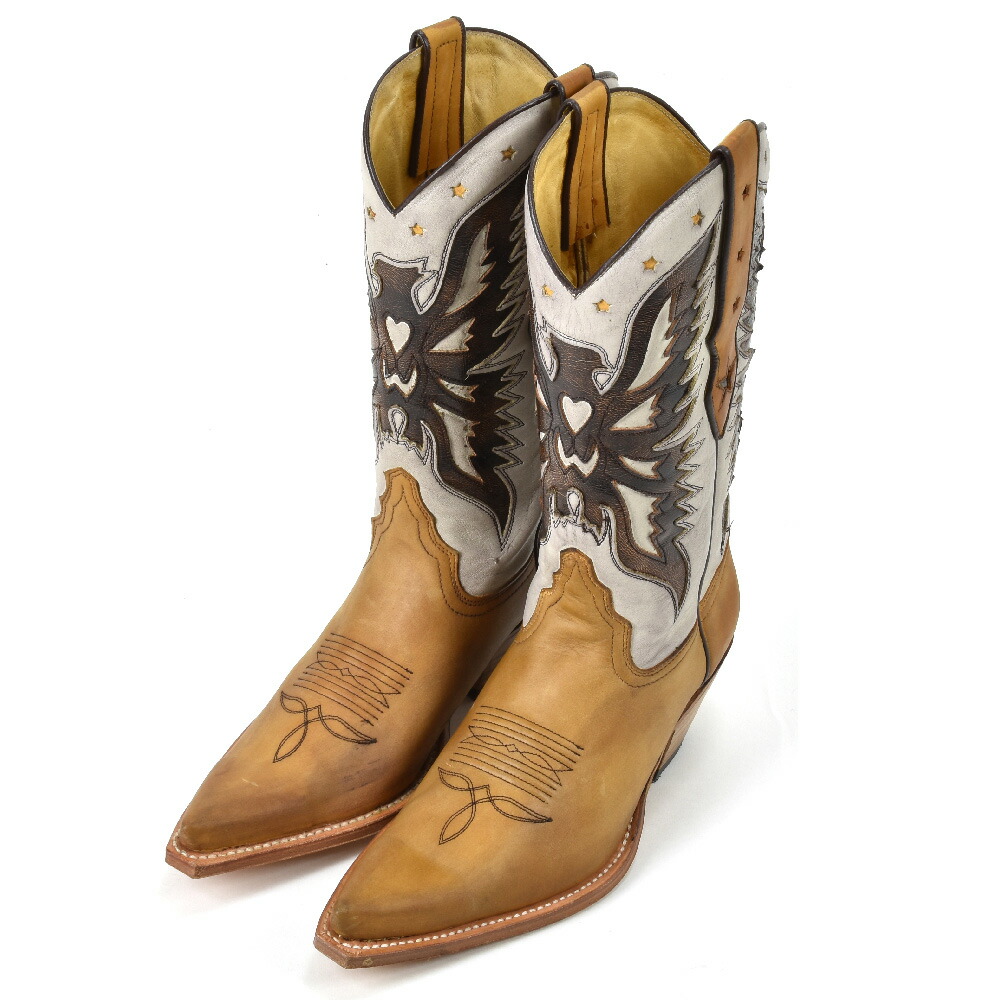 楽天市場】センドラ ウエスタンブーツ レディース ロングブーツ