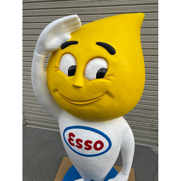 楽天市場】ESSO BOY エッソ君 等身大 フィギュア 横64cm×奥行き62cm×高