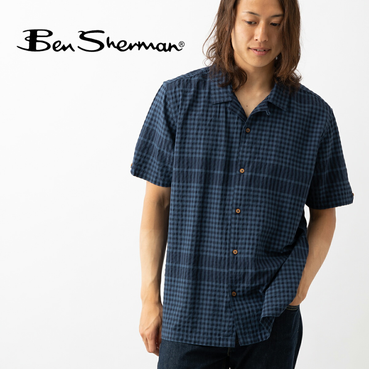 楽天市場】Ben Sherman ベンシャーマン 半袖シャツ ギンガムチェック