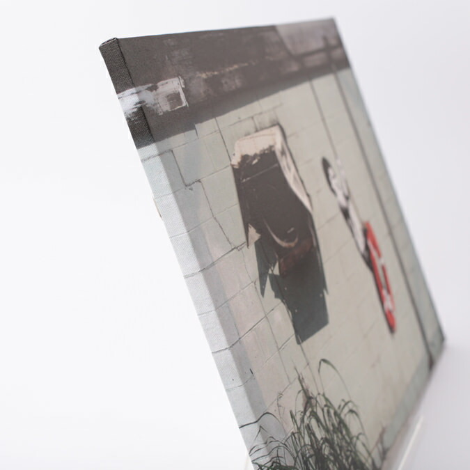 楽天市場】BANKSY CANVAS ART キャンバス アートファブリックパネル