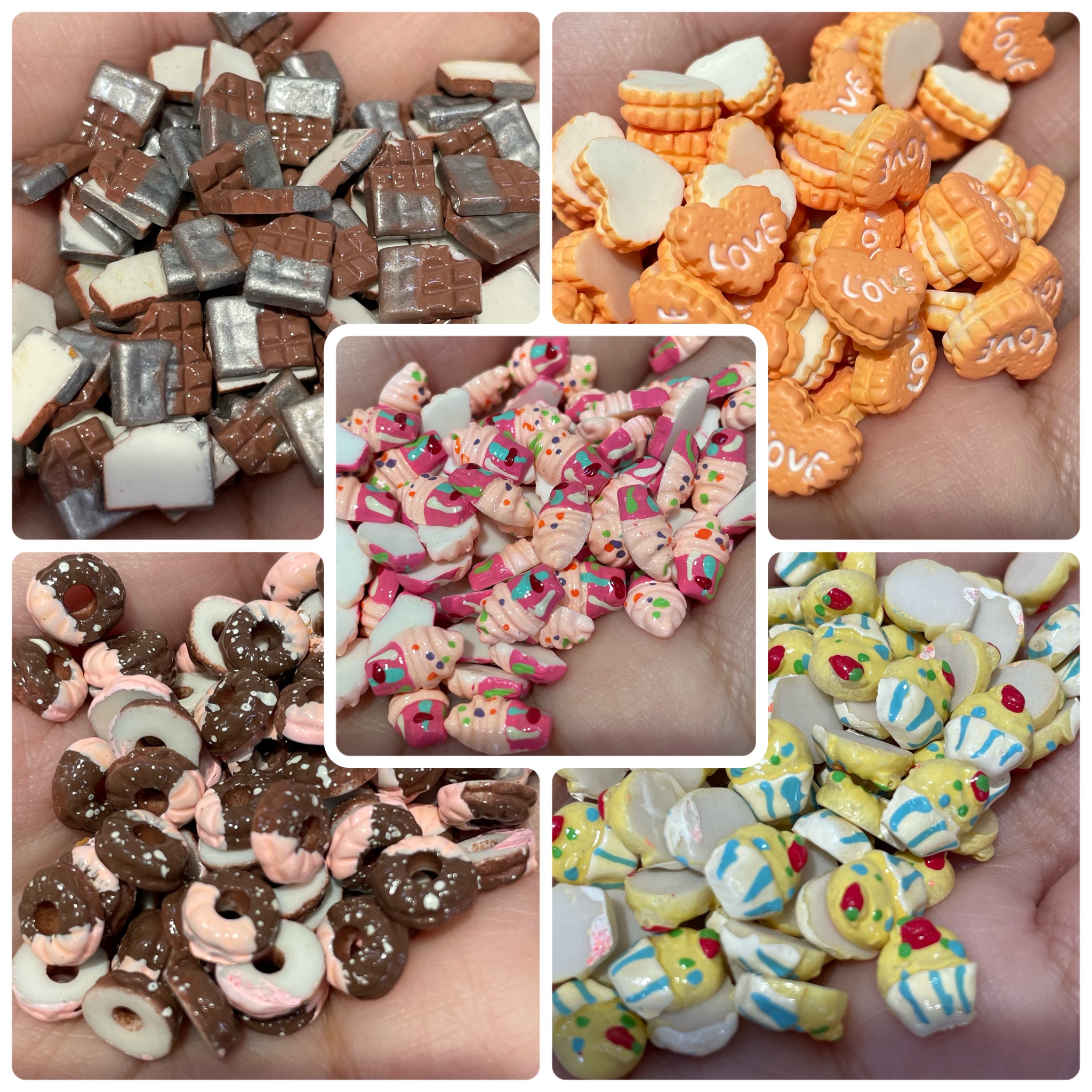 楽天市場】ネイルパーツ【10種入】デコパーツ スイーツ デザート