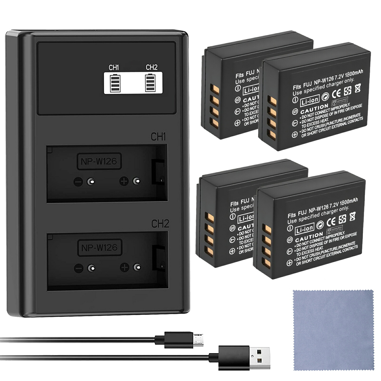 楽天市場】fujifilm x－h1 バッテリーの通販