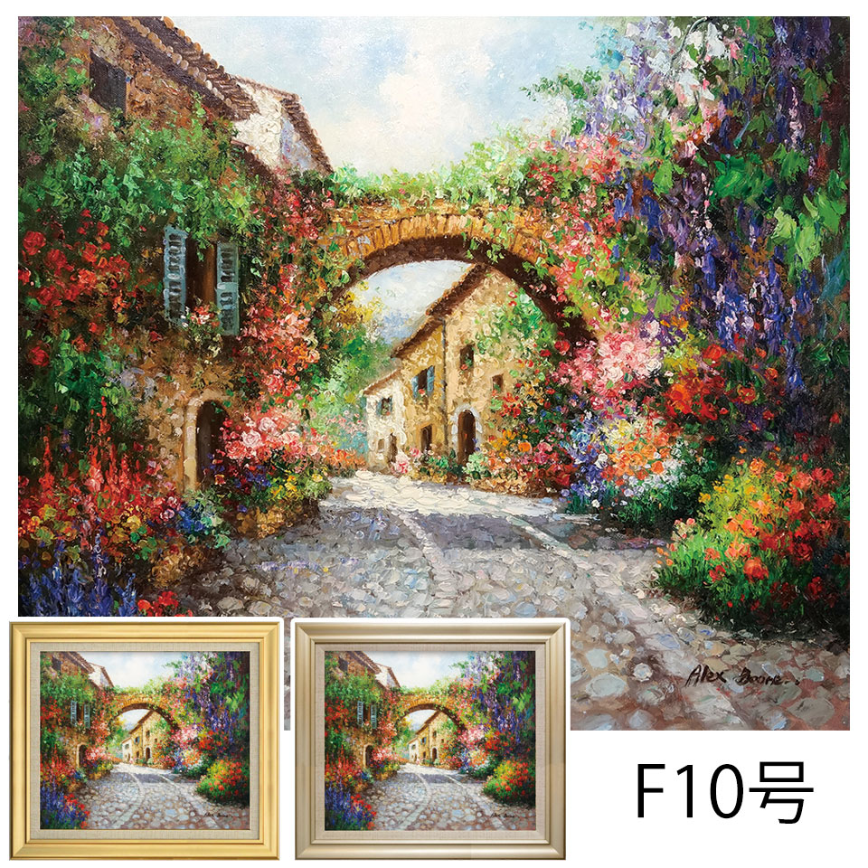 sumikosan シリア十字軍の城 肉筆 油彩 絵画 F4号 風景画 sumikosan