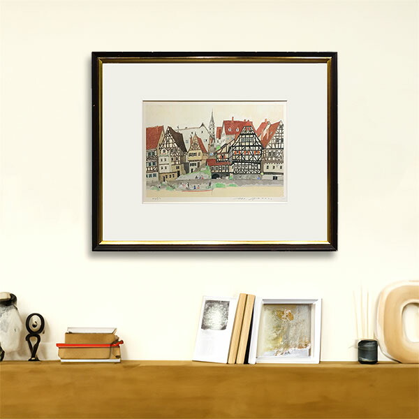 楽天市場】安野光雅 「シュヴェービッシュ・ハル（ドイツ）」 複製版画