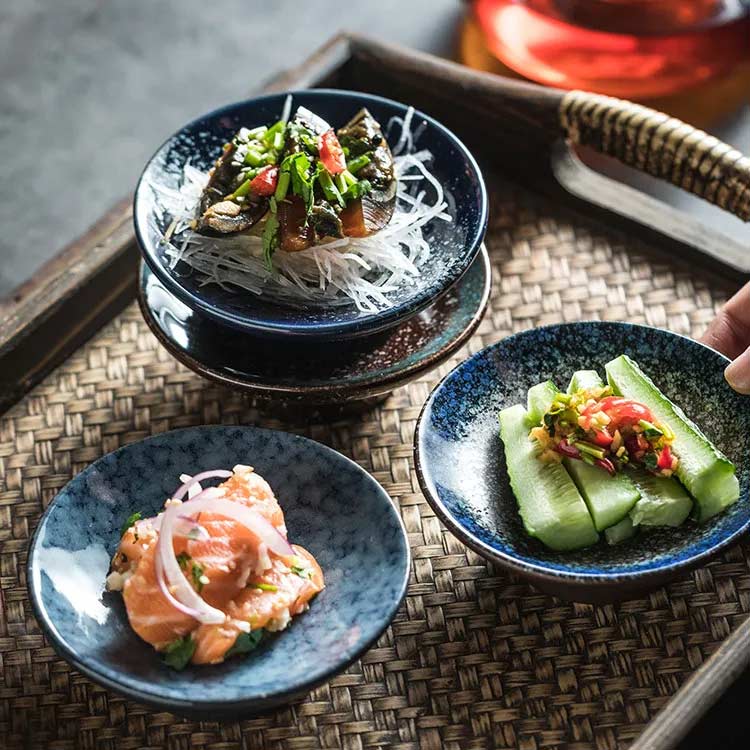 楽天市場】脚付き 小皿 セット 高台皿 食器 和食 2個セット 和食器