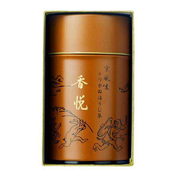 楽天市場】送料無料 柳桜園茶舗 香悦 （缶箱入） 86g ほうじ茶 お茶