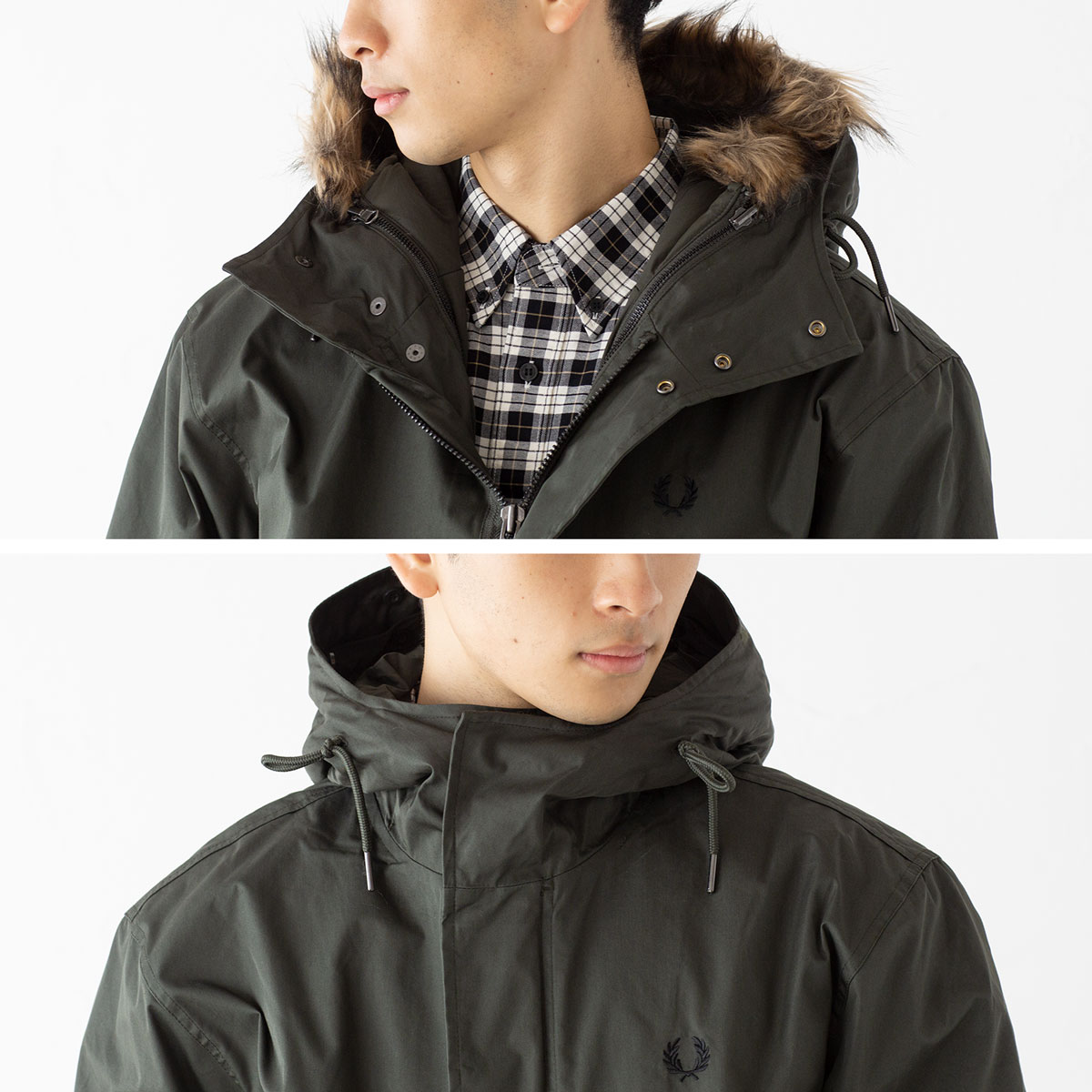 楽天市場】フレッドペリー FRED PERRY モッズコート ジップイン