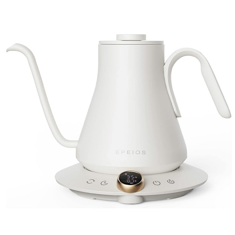 楽天市場】エペイオス 電気 ドリップケトル 温度調節 保温機能付き
