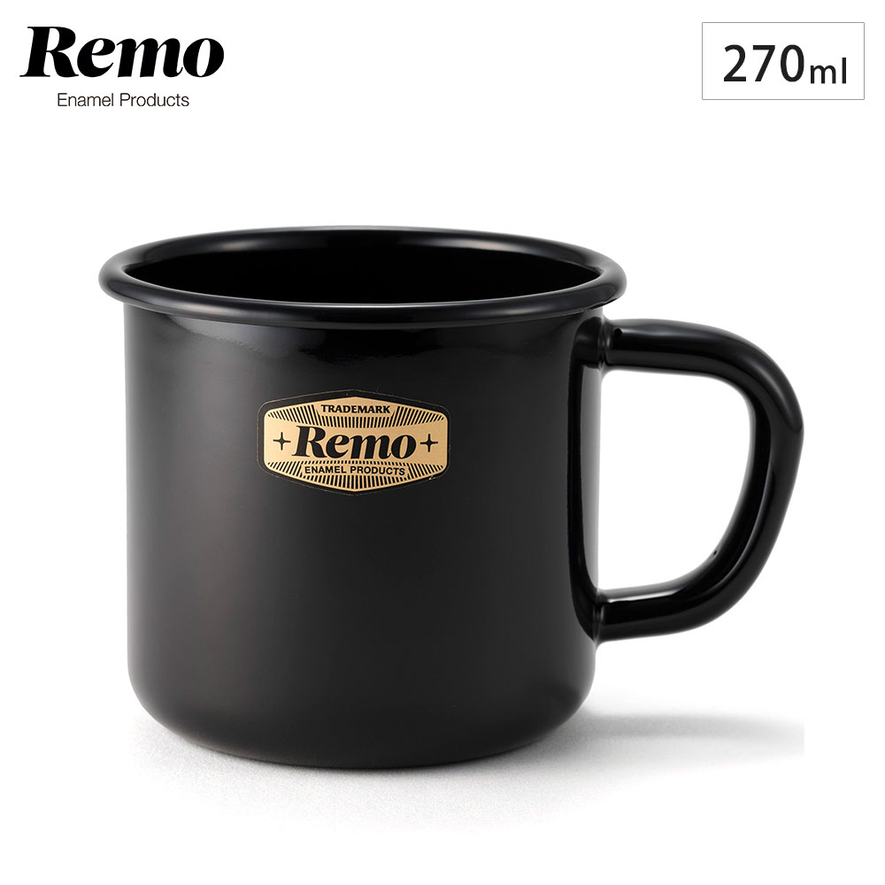楽天市場】7cm マグ ブラック 富士ホーロー Remo レモ RM-7MG