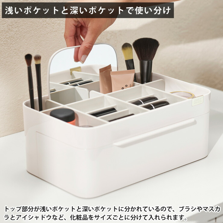 楽天市場】ジョセフジョセフ ビバ 引き出し付きコスメオーガナイザー