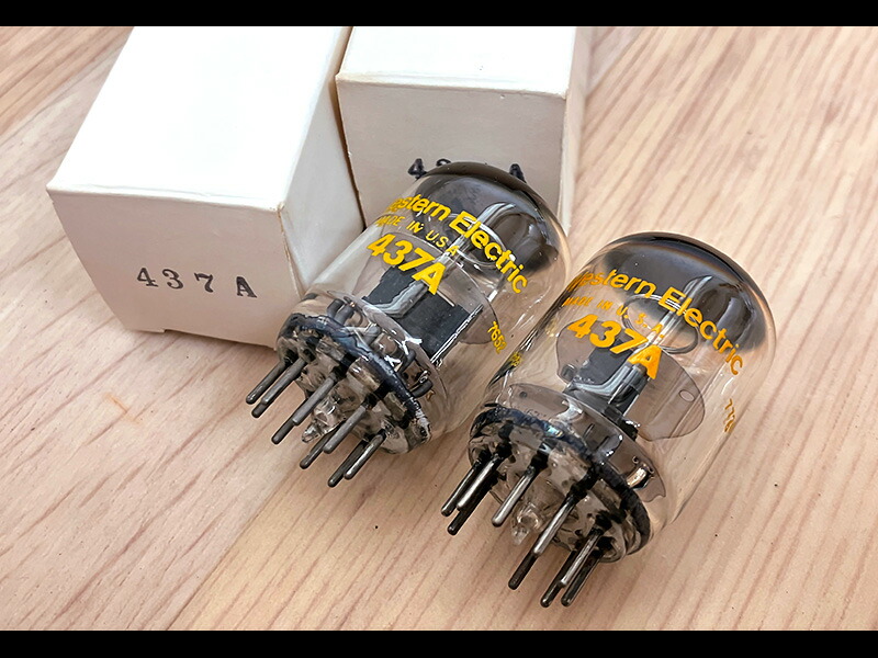 楽天市場】3r3299○Western Electric 437A 真空管 2本ペア 箱付き
