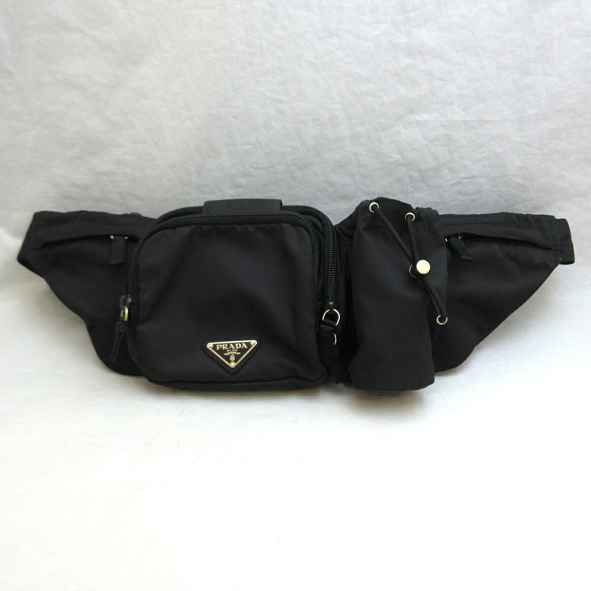 楽天市場】プラダ バッグ ナイロン ウエスト ボディバッグ ブラック 黒