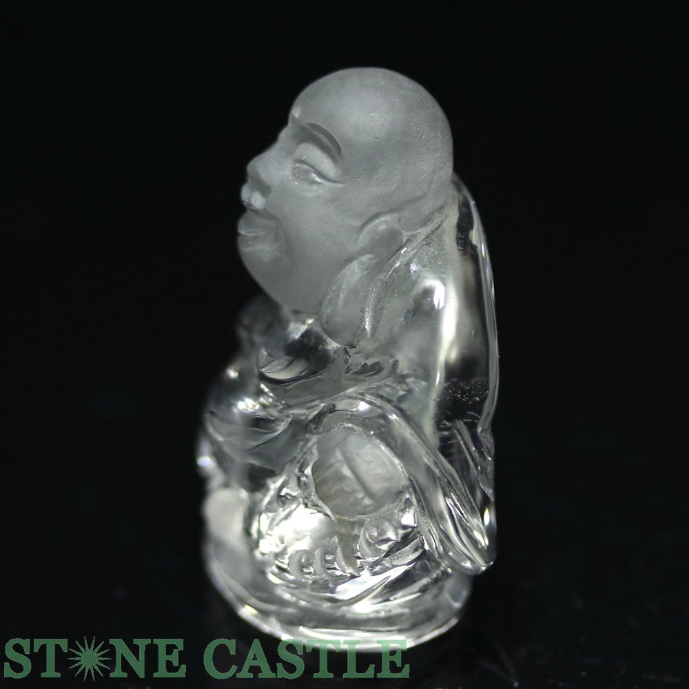 楽天市場】☆置物一点物☆【彫刻置物】七福神 布袋 水晶 (EX) (台付