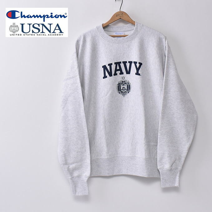 楽天市場】Champion / USNA ISSUE Reverse Weave Sweat Crew / United