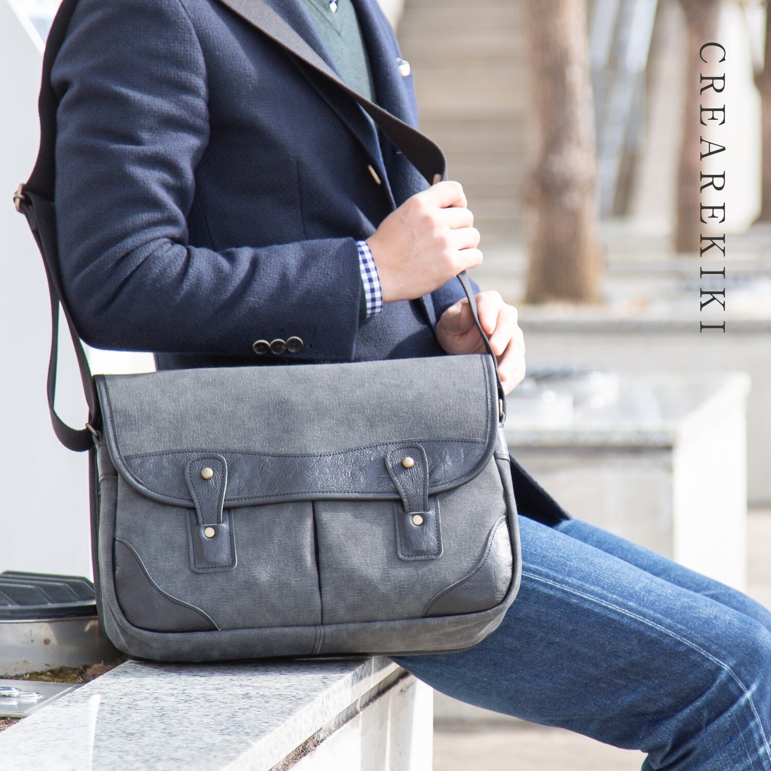 楽天市場】ショルダーバッグ メンズ a4 豊岡鞄 日本製 墨 備長炭染